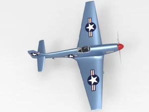 mustang p51 3D Model
