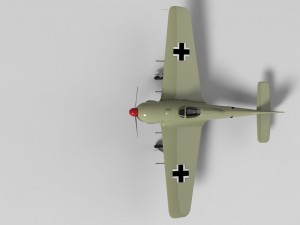 focke wulf fw 190 3D 模型