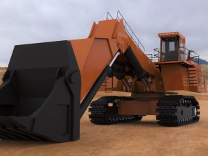 hydraulic excavator 3D 모델
