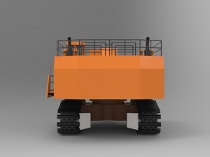 hydraulic excavator 3D Модель