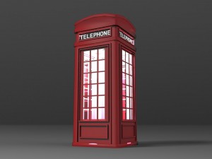 telephonebooth Modelo 3D