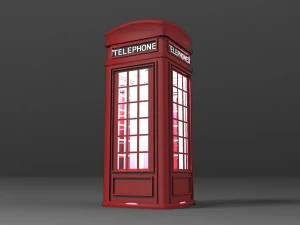 bilik telepon Model 3D