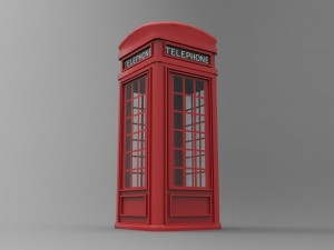 telephonebooth Modèle 3D