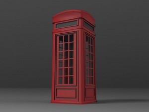 telephonebooth Modèle 3D