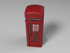 telephonebooth Modèle 3D