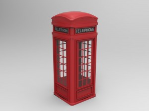 telephonebooth Modèle 3D