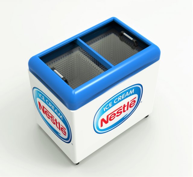 ice cream box Modelo 3D .c4d .max .obj .3ds .fbx .stl .blend