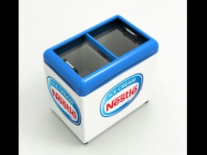 ice cream box Model 3D
