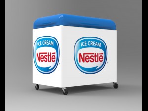 ice cream box Modelo 3D