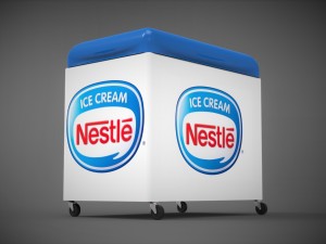 ice cream box Modelo 3D