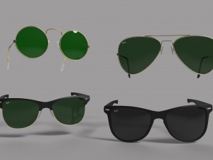 sunglasses collection 3D Модель