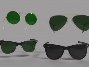 sunglasses collection 3D Model