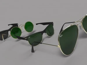 sunglasses collection 3D Model