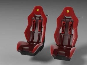 ferrari 430 seats 3D Model