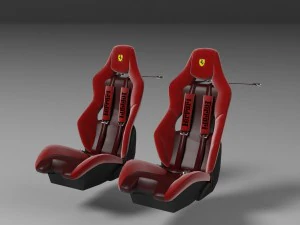ferrari 430 seats 3D Model