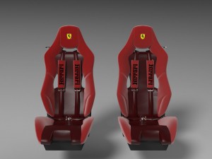 ferrari 430 seats 3D मॉडल