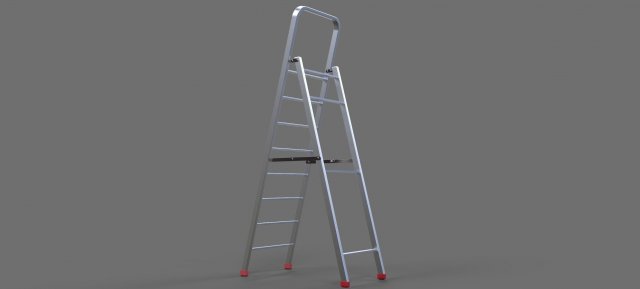 ladder 1 3D 모델 .c4d .max .obj .3ds .fbx .stl .blend 