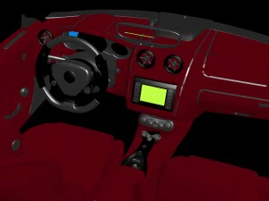 ferrari california interior 3D Model