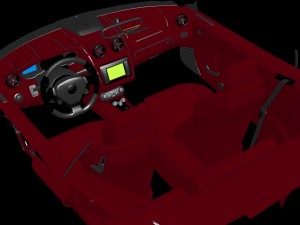 ferrari california interior Modelo 3D