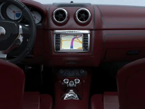 ferrari california interior Modelo 3D