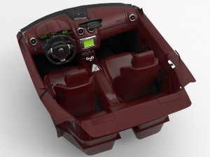 ferrari california interior Modelo 3D