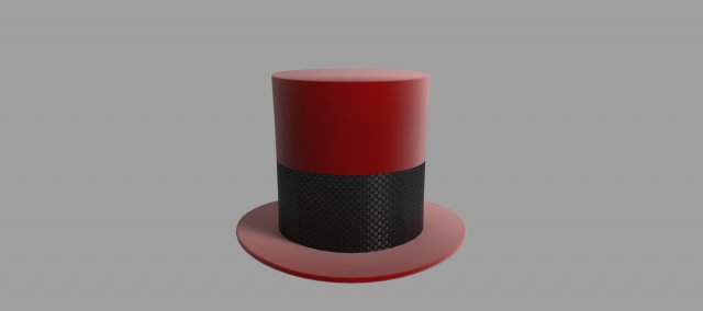 tophat Modelo 3D .c4d .max .obj .3ds .fbx .stl .blend 