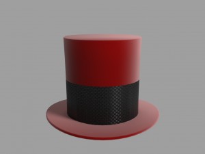tophat 3Dモデル