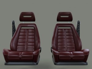 ferrari 288 gto seats Modelo 3D