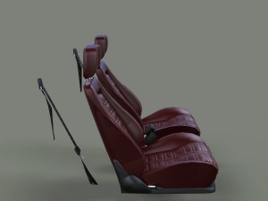 ferrari 288 gto seats 3D Модель