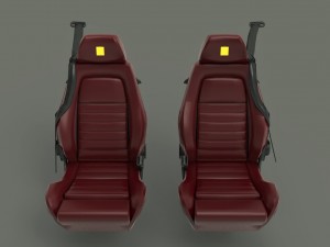 ferrari 355 berlinetta seats Modello 3D