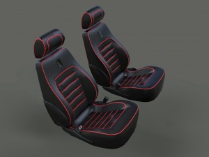 ferrari 512 seats 3D 모델