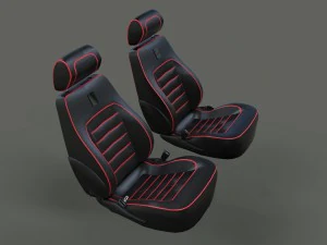 ferrari 512 seats 3D Model