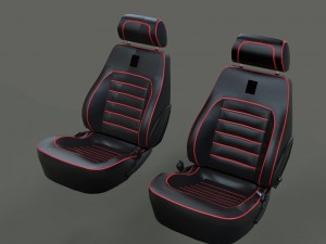 ferrari 512 seats 3D Модель