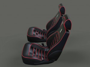ferrari 512 seats 3D Модель