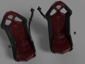 lamborghini seats Model 3D