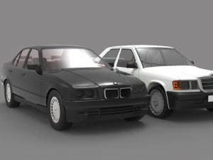 bmw vs mercedes 3D Model