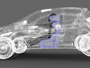 peugeot 206 rally Modello 3D