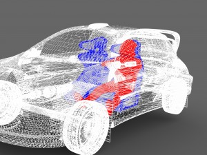 peugeot 206 rally Modello 3D
