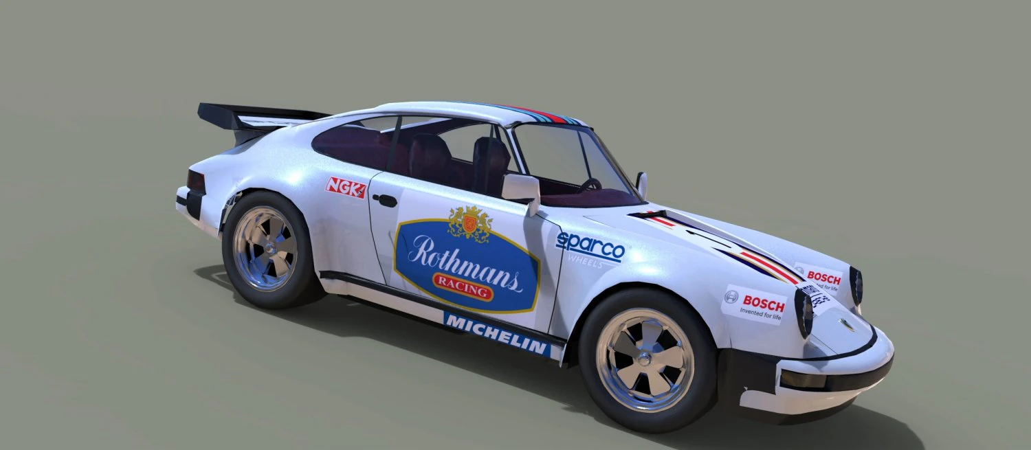 porsche racing 3D Model .c4d .max .obj .3ds .fbx .stl .blend 