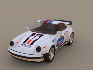 porsche racing 3D Модель