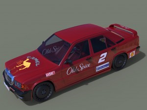 mercedes evo racing 3D Model
