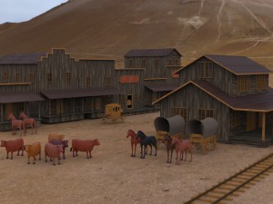 wild west 3D Model