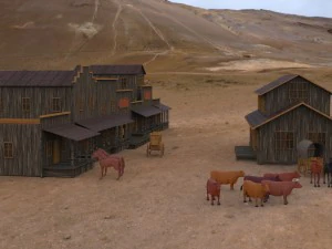 wild west 3D Model