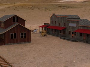 wild west 3D मॉडल