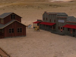 wild west 3D Model