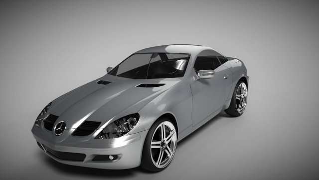 mercedes slk 200 3D मॉडल .c4d .max .obj .3ds .fbx .stl .blend 