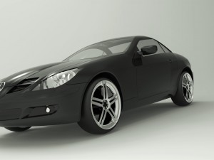mercedes slk 200 3D मॉडल