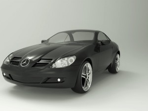 mercedes slk 200 3D मॉडल