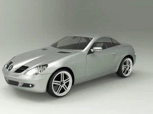 mercedes slk 200 3D Model