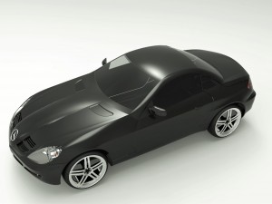 mercedes slk 200 3D मॉडल